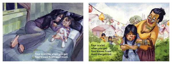 Four is a little, Four is a LOT, 4 kisses